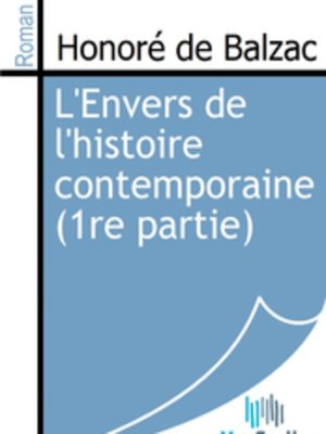 cover image of L'Envers de l'histoire contemporaine (1re partie)